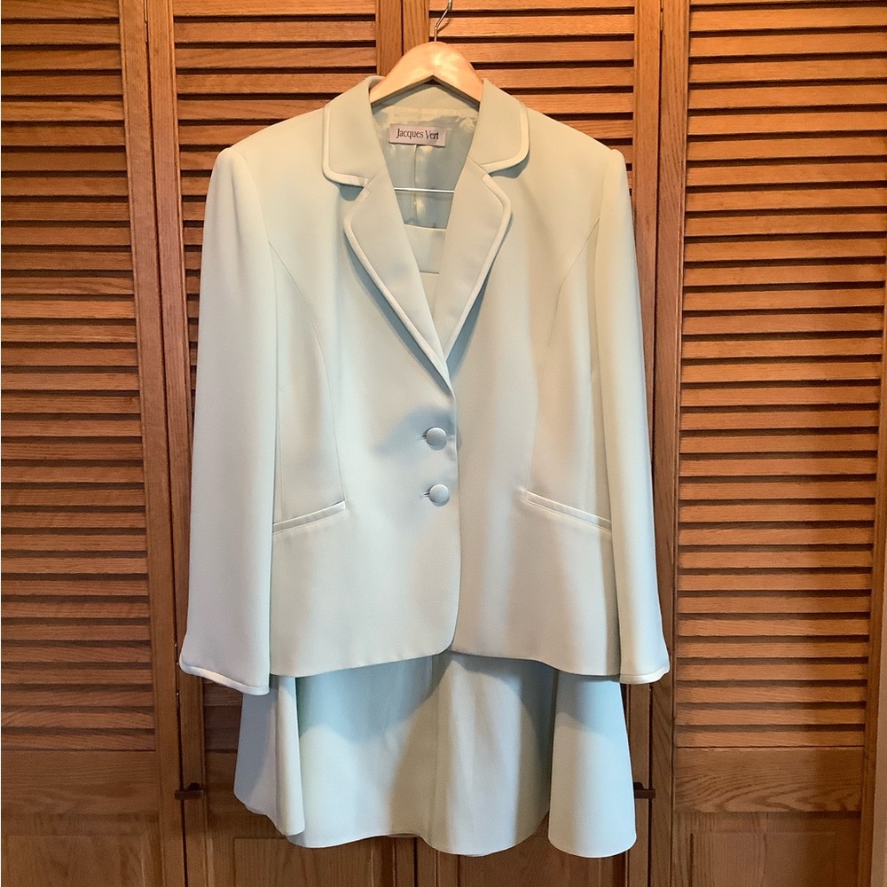 JACQUES VERT Pale Mint Suit